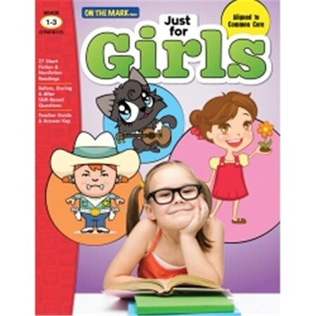 On The Mark Press On The Mark Press OTM18135 Just for Girls Grade 1 to 3 Reading OTM18135
